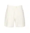Amish Denim Shorts In White