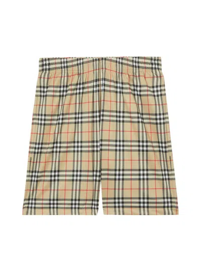 Burberry Bermuda Shorts In Nude & Neutrals