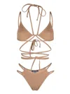 Andreädamo Double Triangle Bikini In Nude 002
