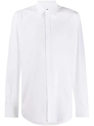 Dolce & Gabbana Logo Print Shirt In White