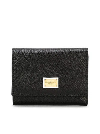 Dolce & Gabbana - Tri-fold Wallet In Black