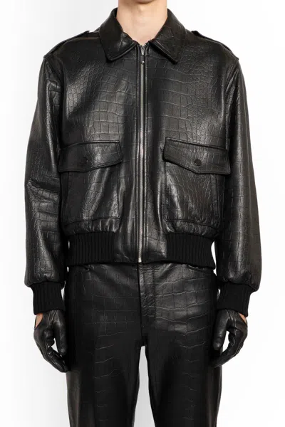 Ernest W Baker Ernest W. Baker Leather Jackets In Black