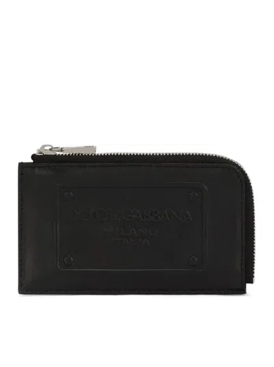 Dolce & Gabbana Credit Card Case In Black