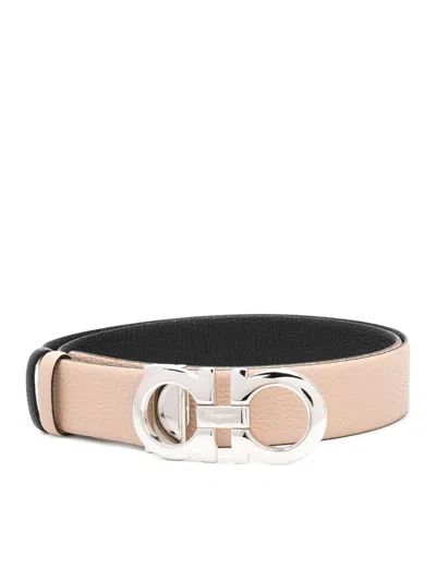 Ferragamo Belt In Pink & Purple