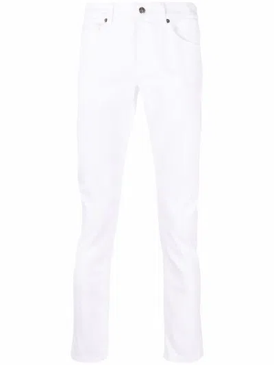 Dondup Slim Fit Jeans In White