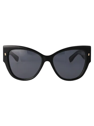 Dsquared2 Sunglasses In 2m2ir Black Gold