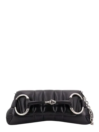 Gucci Horsebit Chain In Black