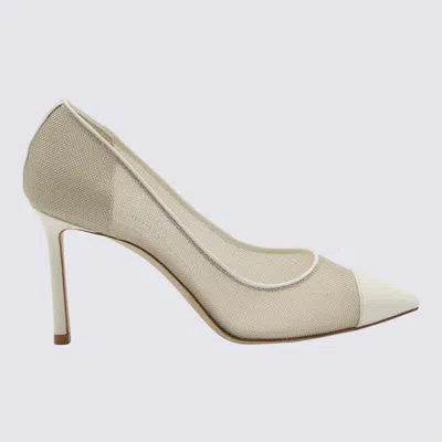 Jimmy Choo Milk Leather Romy Pumps In 0c8013