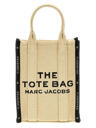 Marc Jacobs 'the Jacquard Mini Tote' Shopping Bag In Beige