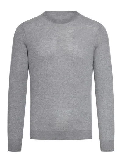 Nome Round Neck Sweater In Dark Grey