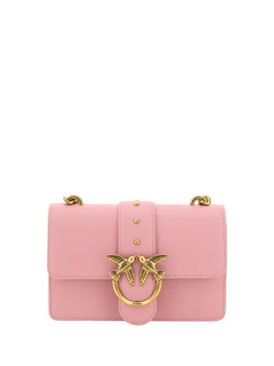 Pinko Shoulder Bags In Bubble Pink