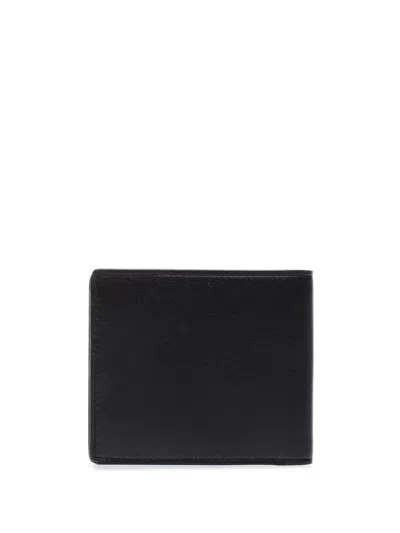 Versace Medusa Biggie Leather Wallet In Black