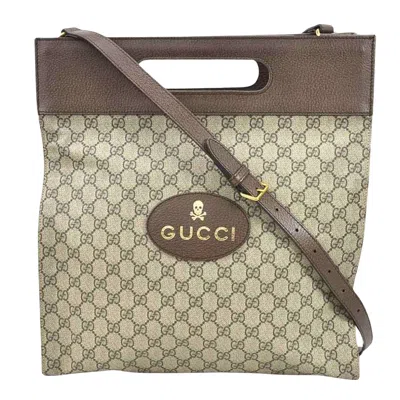 Gucci Brown Leather Shoulder Bag ()