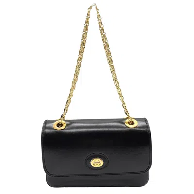 Gucci Interlocking Black Leather Shopper Bag ()
