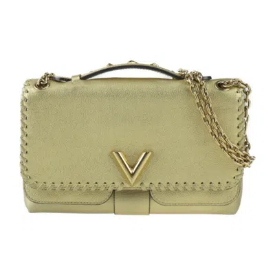 Pre-owned Louis Vuitton Very Chain Gold Leather Shoulder Bag ()