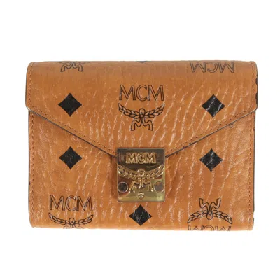 Mcm Leather Wallet () In Brown