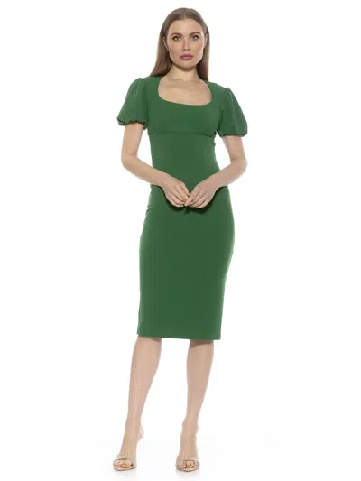 Alexia Admor Shiloh Dress In Green