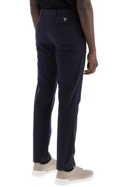 Ps By Paul Smith Pantaloni Chino In Cotone Stretch In Blue