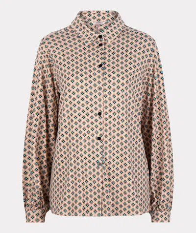 Esqualo Blouse Graphic Roots Sj In Print In Multi
