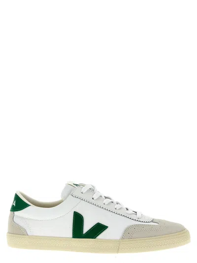 Veja Volley Sneakers Green In White