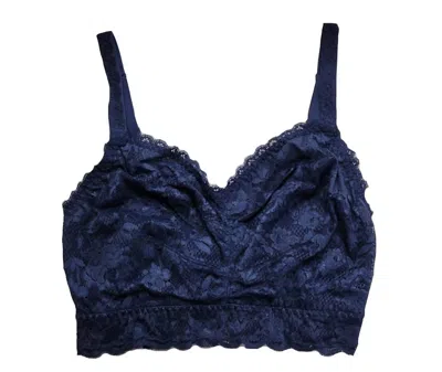 Cosabella Women's Never Say Never Ultra Curvy Sweetie Bralette In Navy Blue