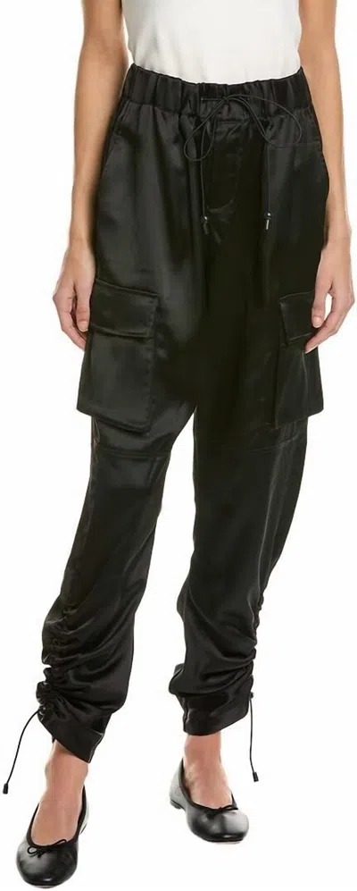 Chrldr Piper Ruched Pant In Black