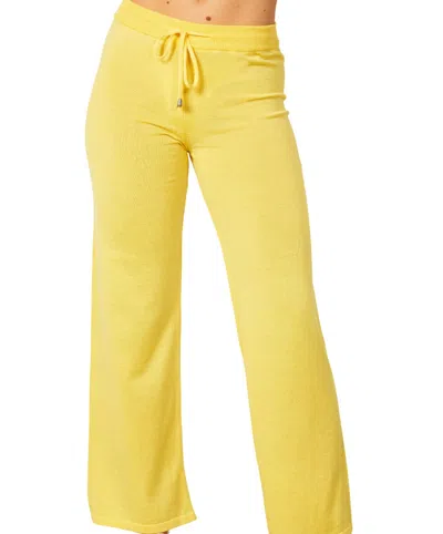 French Kyss Lounge Pant In Sun In Yellow