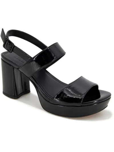 Kenneth Cole Reaction Reebeka Womens Patent Open Toe Platform Sandals In Multi