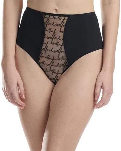 Wolford High Waist Brief In Black