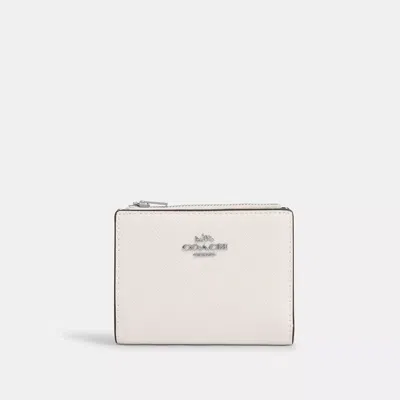 Coach Outlet Bifold Wallet In White