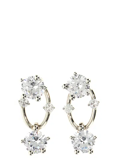 Panconesi Diamanti Drop Earrings In Silver