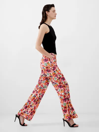 French Connection Brenna Harrie Trousers Melon In Pink