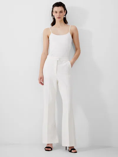 French Connection Whisper Flared Trousers Summer White