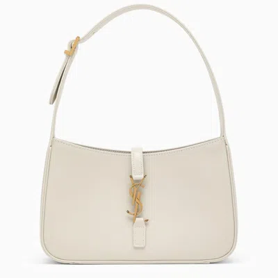 Saint Laurent Cream-coloured Monogram Shoulder Bag In White