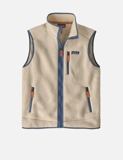 Patagonia Retro Retro Pile Waistcoat In Beige