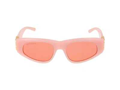 Balenciaga Sunglasses In Pink Gold Red