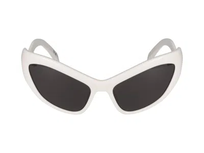 Balenciaga Sunglasses In Ivory Ivory Grey