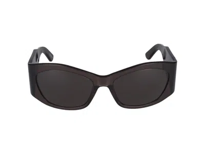 Balenciaga Sunglasses In Brown Brown Grey