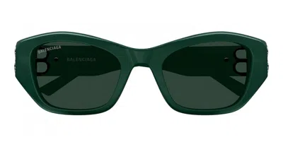 Balenciaga Bb0311sk 004 Sunglasses In Green