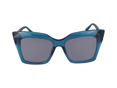 Blumarine Sunglasses In Blue/petroleum Glossy