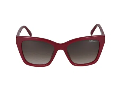 Blumarine Sunglasses In Bordeaux Opaline Glossy