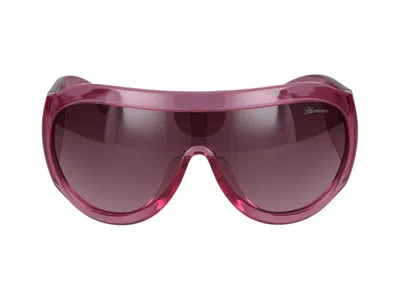 Blumarine Sunglasses In Pink Transparent Glossy