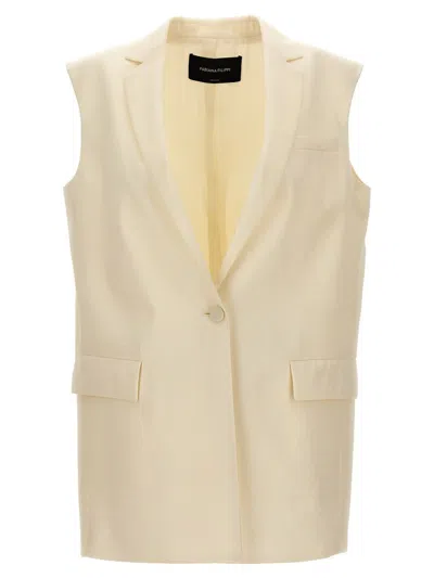 Fabiana Filippi Oversized Vest In White