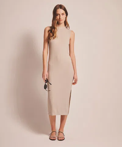 Naadam Baby Rib Midi Dress In Mist