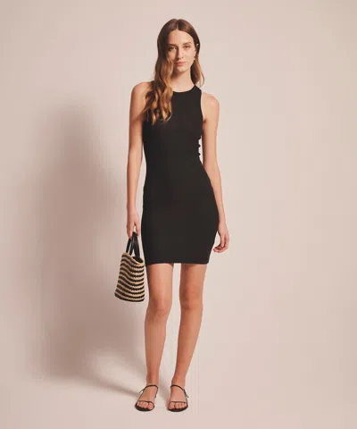 Naadam Baby Rib Tank Mini Dress In Black