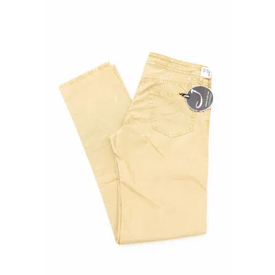 Jacob Cohen Beige Cotton Jeans & Pant In Yellow