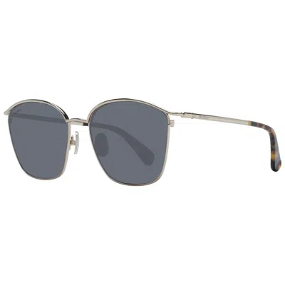 Max Mara Gold Women Sunglasses In Gray