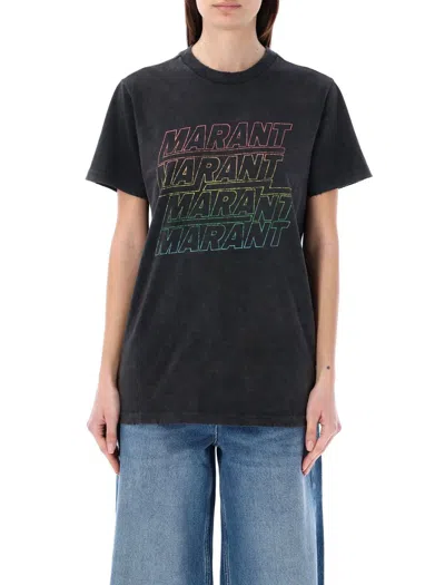 Isabel Marant Étoile Isabel Marant Etoile T-shirts And Polos In Faded Black