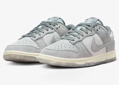Nike Dunk Low Fv1167-001 Women's Cool Gray Leather Sneaker Shoes Size 12.5 Hot48 In Grey