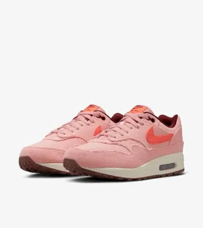 Nike Mens Coral Stardust Bright Co Air Max 1 Corduroy Low-top Trainers In Pink